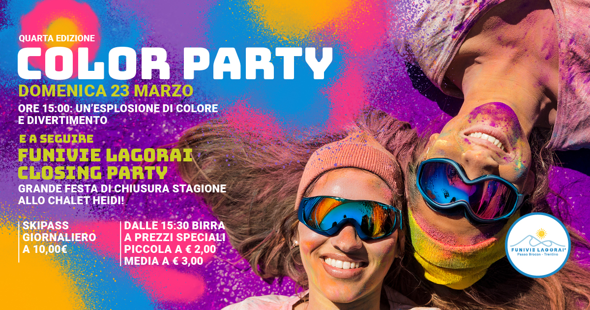 Color Party Funivie Lagorai 2025